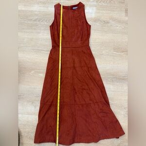 ANTONIO MELANI Suede Rust Dress